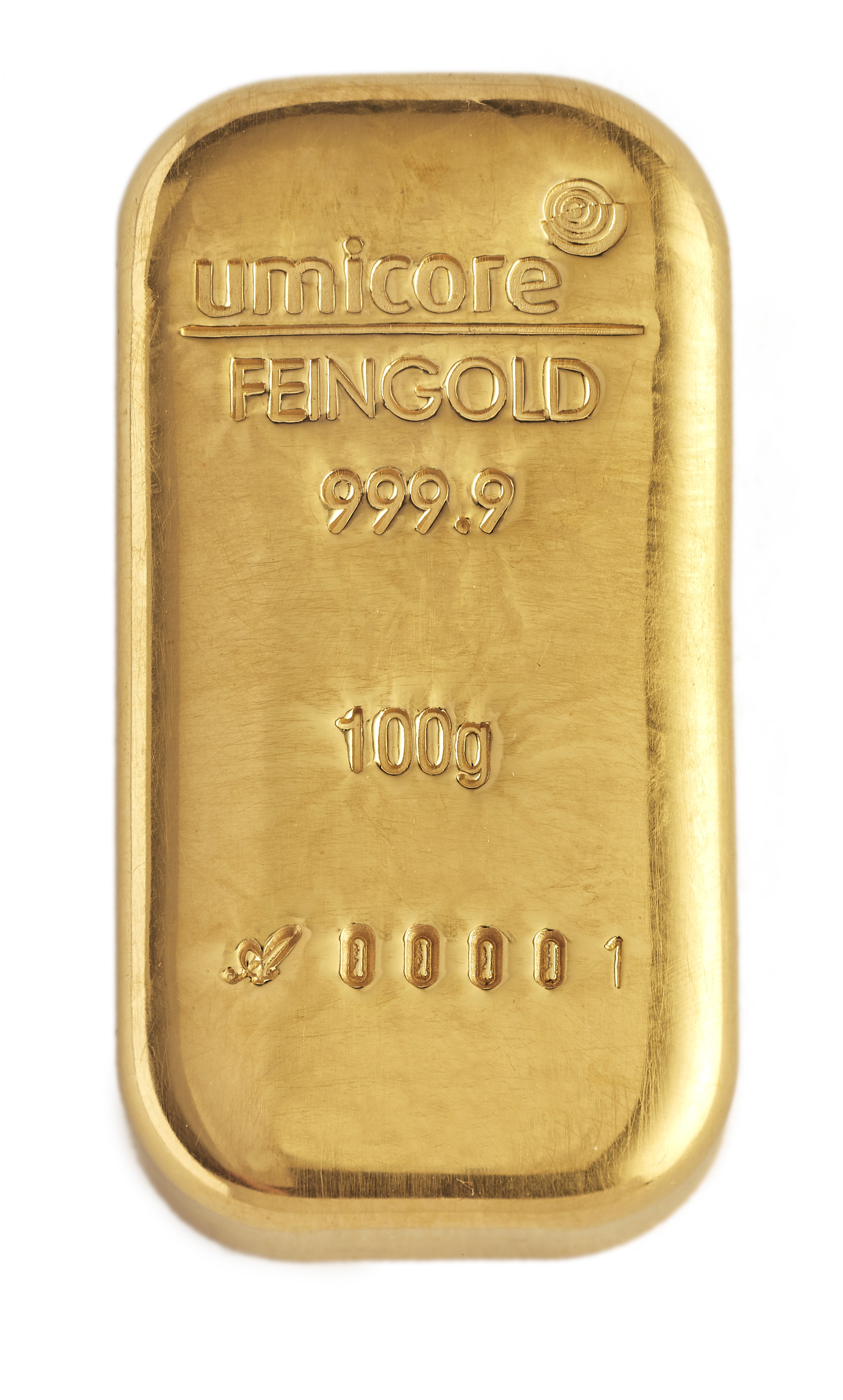 Goldbarren 100 Gramm
